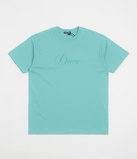 Dime Cursive T-Shirt in Vintage Teal