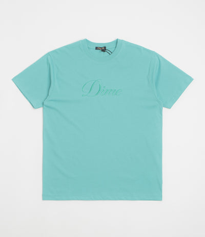 Dime Cursive T-Shirt - Vintage Teal