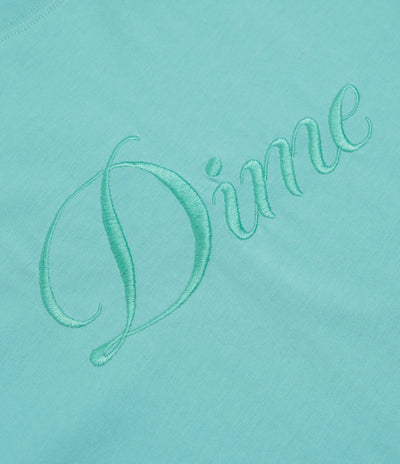Dime Cursive T-Shirt - Vintage Teal