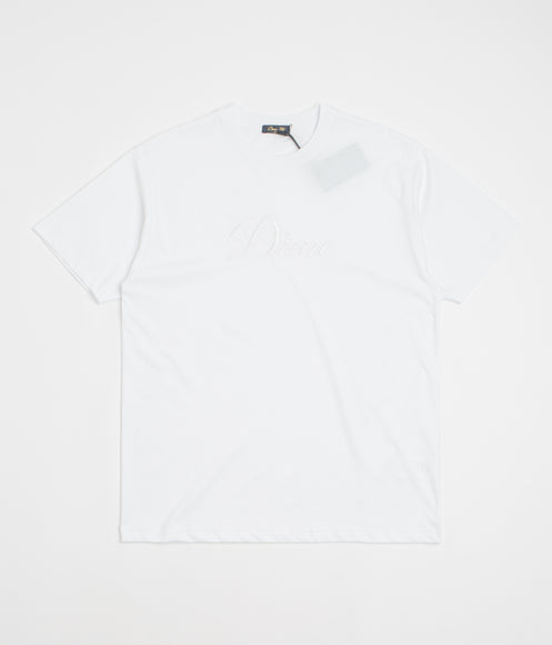 Dime Cursive T-Shirt - White