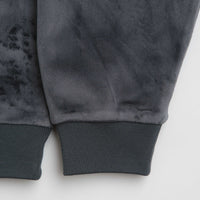 Dime Cursive Velvet Crewneck Sweatshirt in Smoke thumbnail