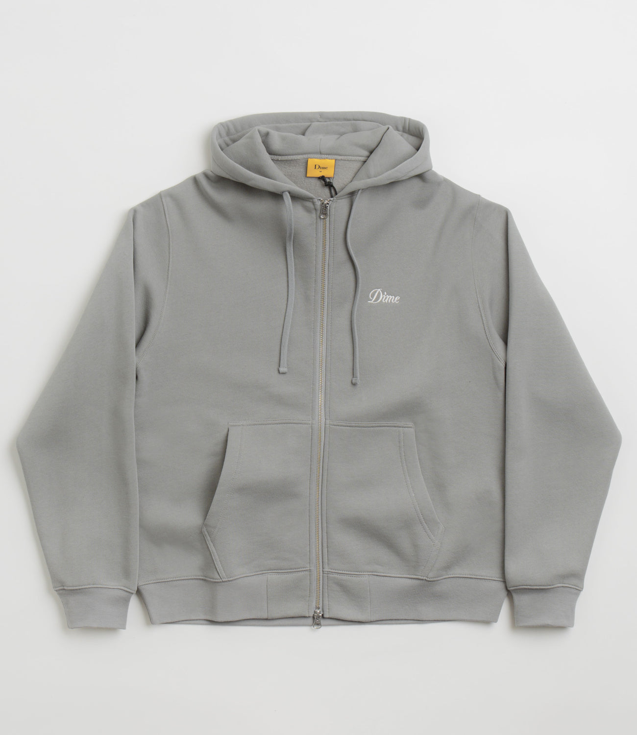すぐったレディース福袋 Dime Cursive Zip Hoodie - Stone Silver | Flatspot トップス