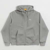 Dime Cursive Zip Hoodie in Stone Silver thumbnail