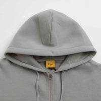 Dime Cursive Zip Hoodie in Stone Silver thumbnail