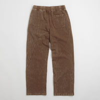 Dime Cyclone French Terry Pants in Brown Snow Washed thumbnail