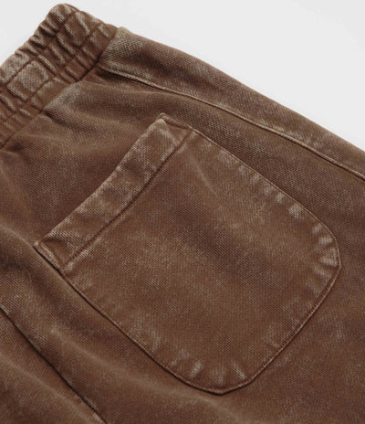 Dime Cyclone French Terry Pants in Brown Snow Washed