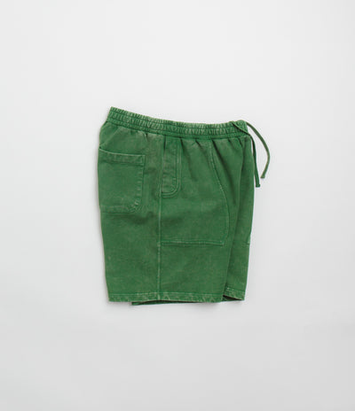 Dime Cyclone French Terry Shorts in Evergreen Snow Washed