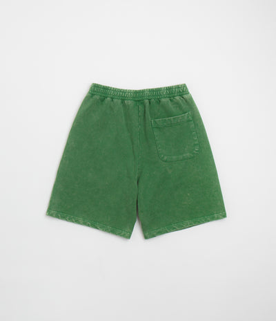 Dime Cyclone French Terry Shorts in Evergreen Snow Washed