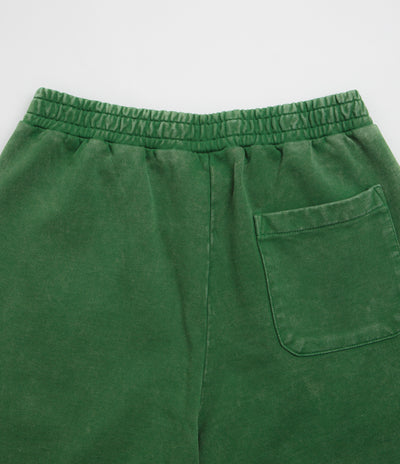 Dime Cyclone French Terry Shorts in Evergreen Snow Washed