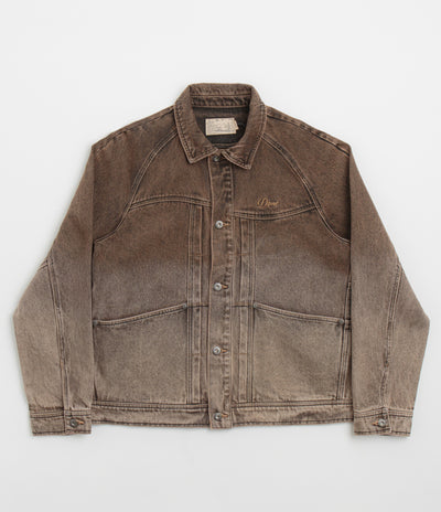 Dime Denim Jacket - Dipped Sandblasted Brown