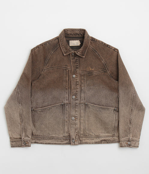 Dime Denim Jacket - Dipped Sandblasted Brown