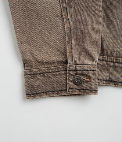 Dime Denim Jacket - Dipped Sandblasted Brown