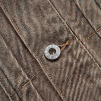 Dime Denim Jacket - Dipped Sandblasted Brown thumbnail