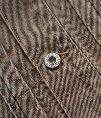 Dime Denim Jacket - Dipped Sandblasted Brown