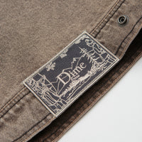 Dime Denim Jacket - Dipped Sandblasted Brown thumbnail