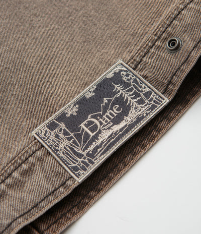 Dime Denim Jacket - Dipped Sandblasted Brown