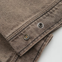 Dime Denim Jacket - Dipped Sandblasted Brown thumbnail