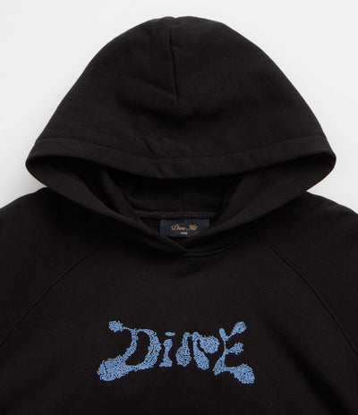 Dime Finger Print Hoodie - Black