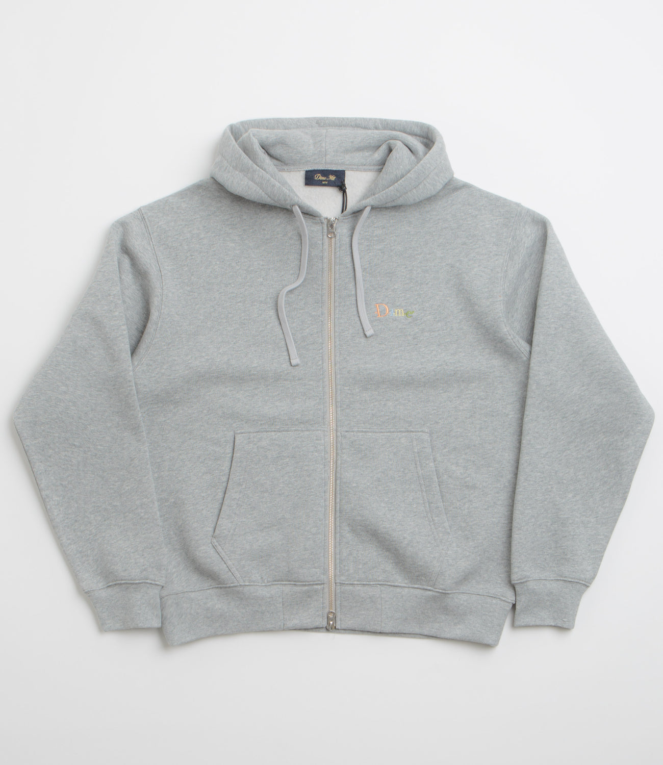 Dime Friends Full Zip Hoodie - Heather Grey | Flatspot
