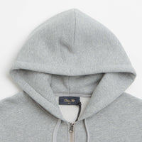 Dime Friends Full Zip Hoodie in Heather Grey thumbnail