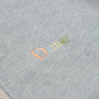 Dime Friends Full Zip Hoodie in Heather Grey thumbnail