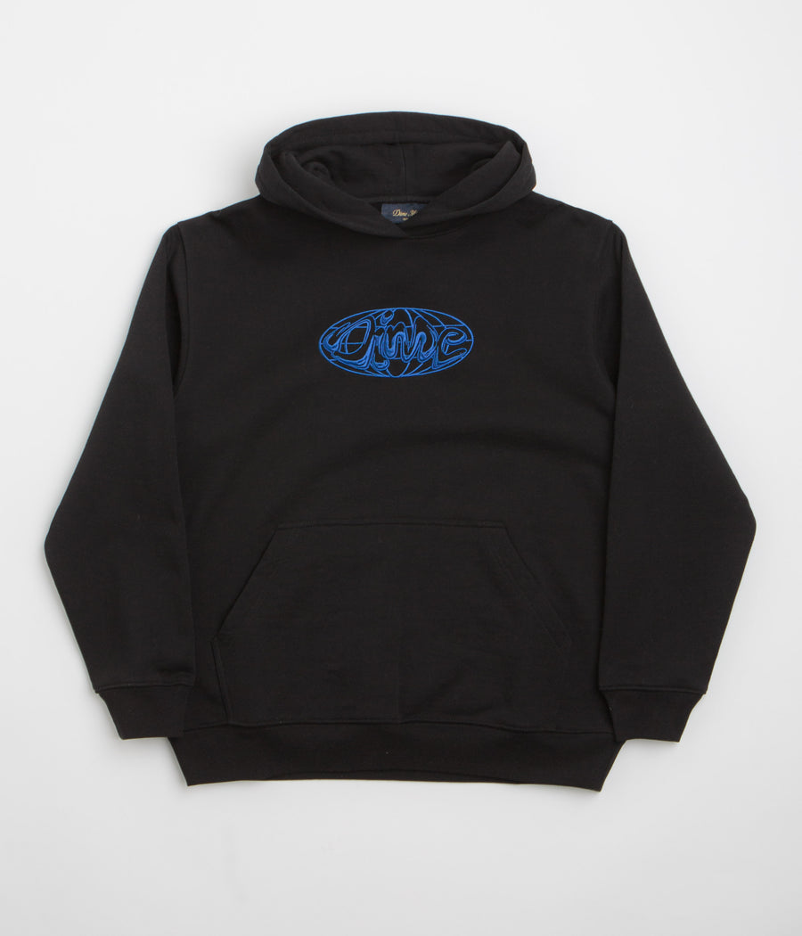 Dime Globe Hoodie in Black
