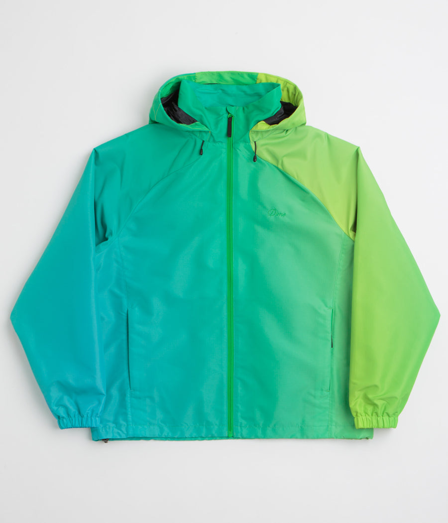 Dime Gradient Windbreaker Jacket in Green