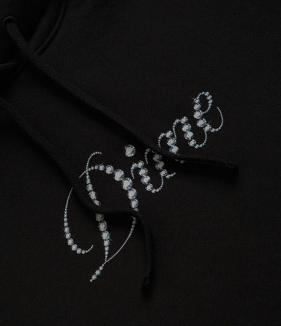 Dime Icy Cursive Hoodie in Black