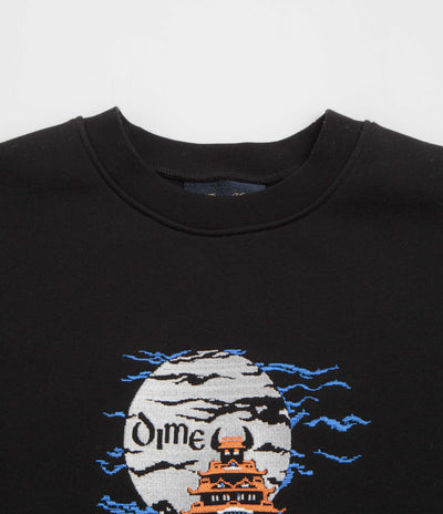 Dime Kastle Crewneck Sweatshirt in Black