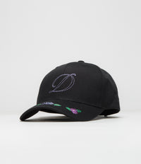 Dime Lotus Full Fit Cap in Black