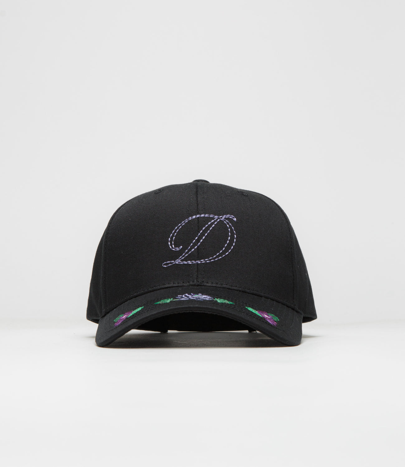 Dime Lotus Full Fit Cap - Black | Flatspot