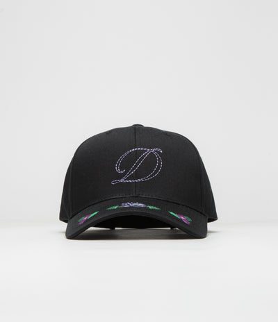 Dime Lotus Full Fit Cap in Black