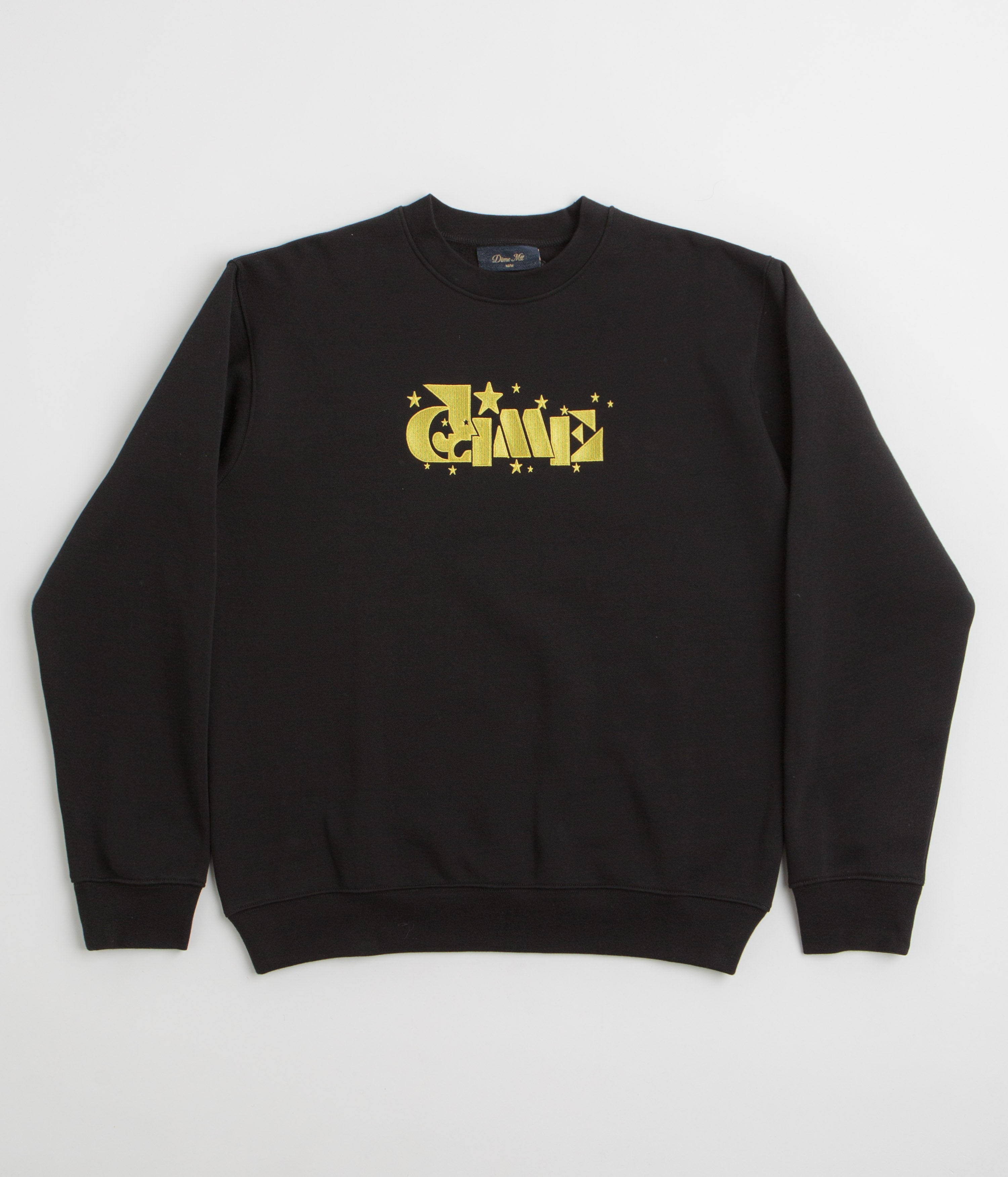 Stussy Stock Logo Crewneck Sweatshirt - Black | Flatspot