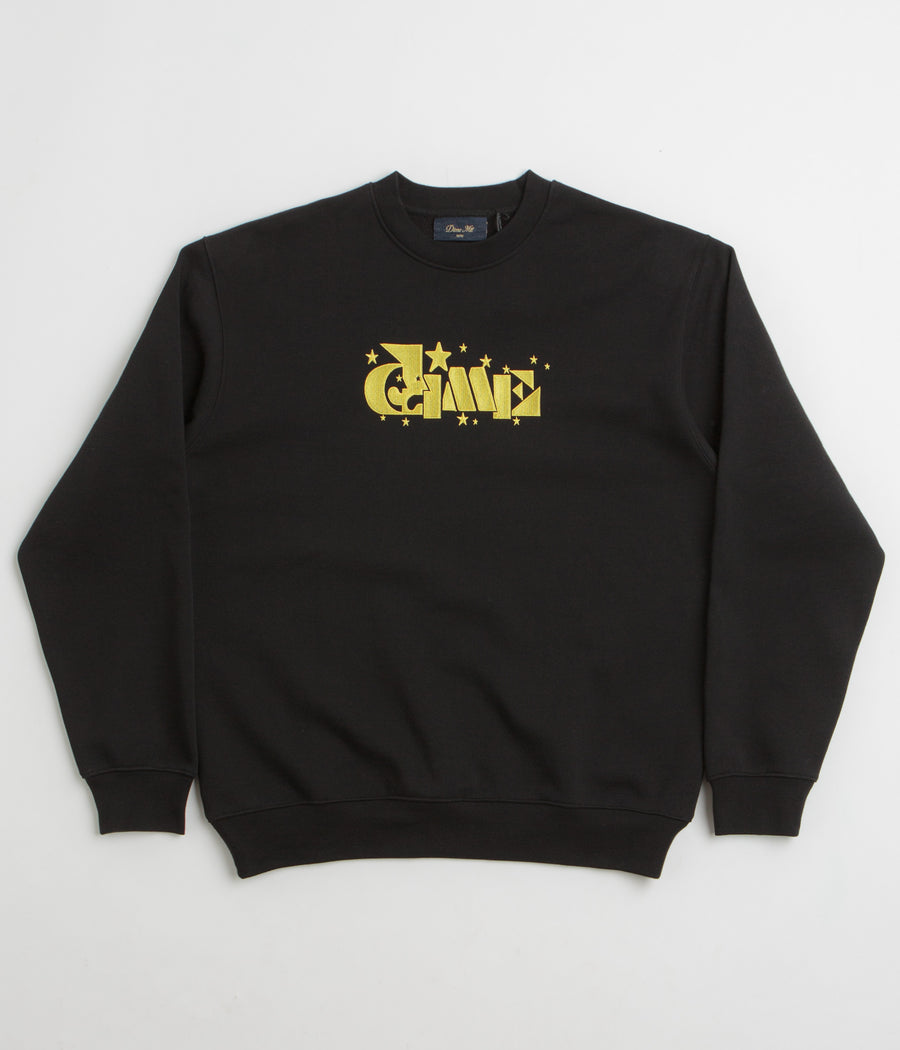 Dime Magic Crewneck Sweatshirt in Black