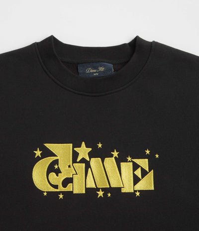 Dime Magic Crewneck Sweatshirt in Black