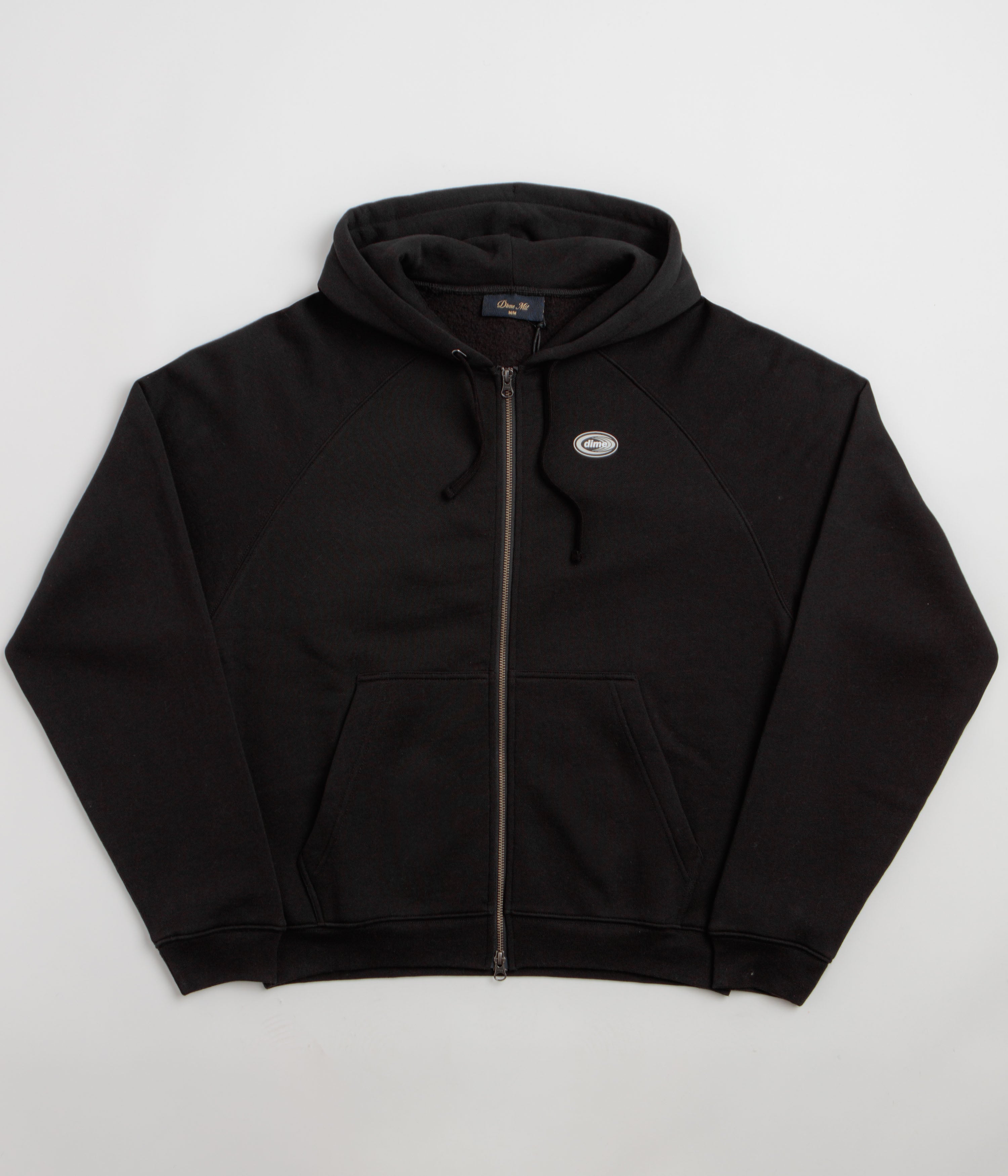 Dime Marathon Full Zip Hoodie - Black