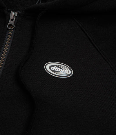 Dime Marathon Full Zip Hoodie - Black