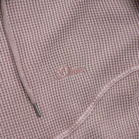 Dime Premium Waffle Full Zip Hoodie in Faded Mauve thumbnail
