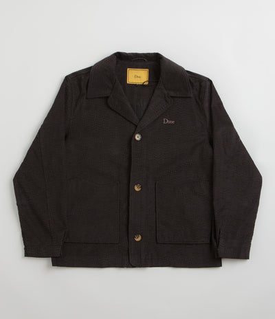 Dime Printed Cord Jacket in Black