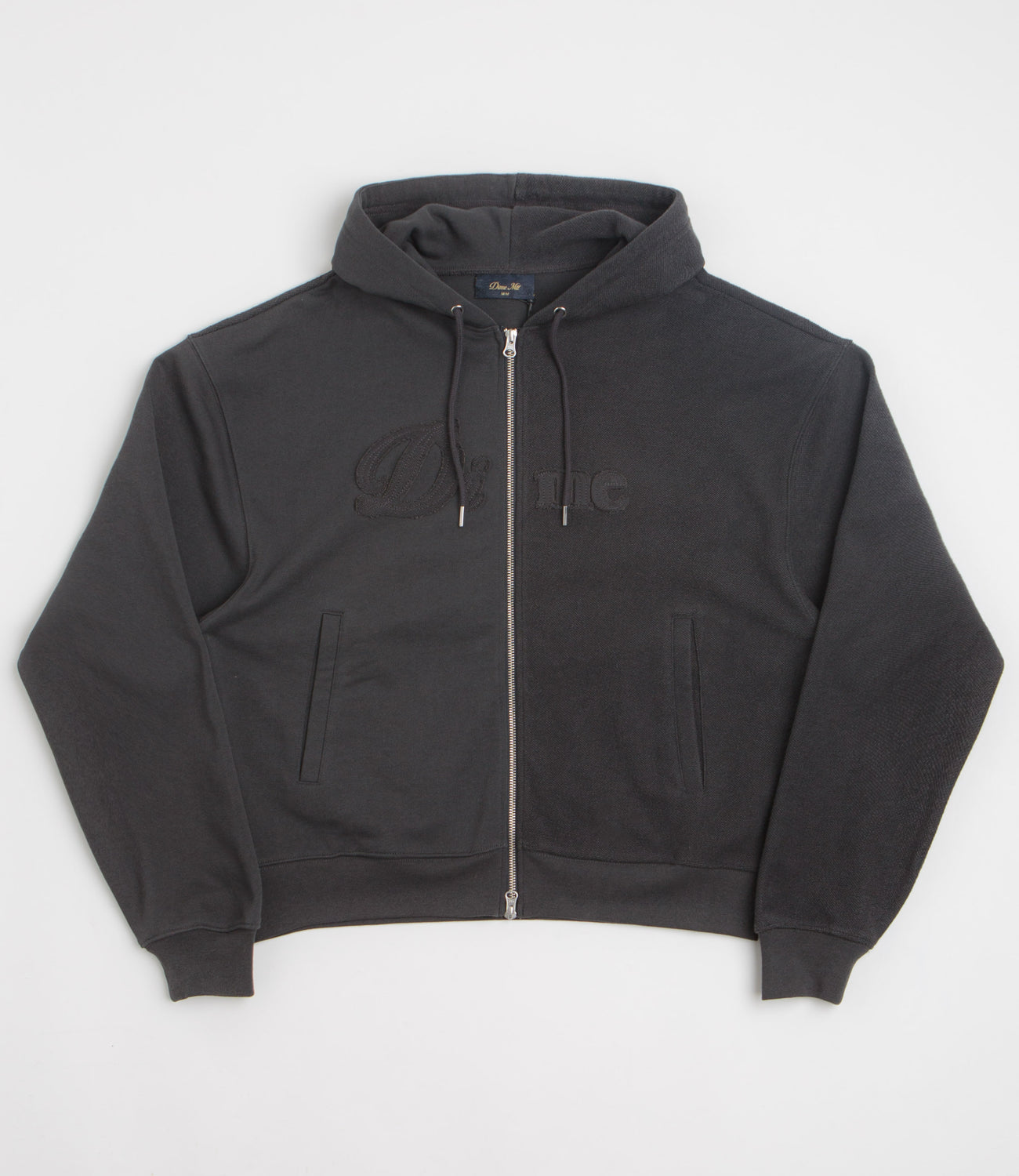 れいDime MTL Reverse French Terry Zip Dime Reverse French Terry Full Zip Hoodie - Vintage Black | Flatspot