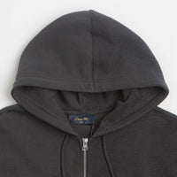 Dime Reverse French Terry Full Zip Hoodie in Vintage Black thumbnail