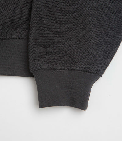Dime Reverse French Terry Full Zip Hoodie in Vintage Black