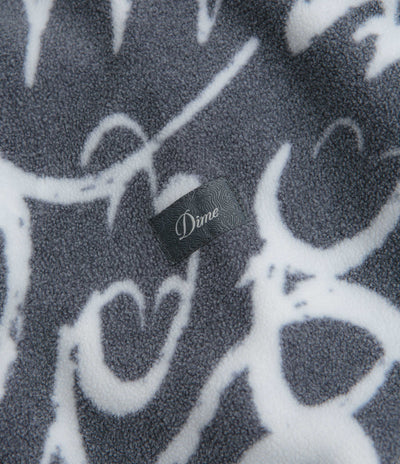 Dime Reversible Chilling Full Zip Fleece - Grey / Black