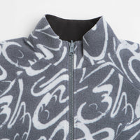 Dime Reversible Chilling Full Zip Fleece - Grey / Black thumbnail