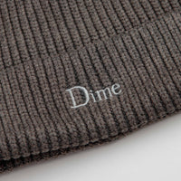 Dime Rib Fold Beanie - Dark Grey thumbnail