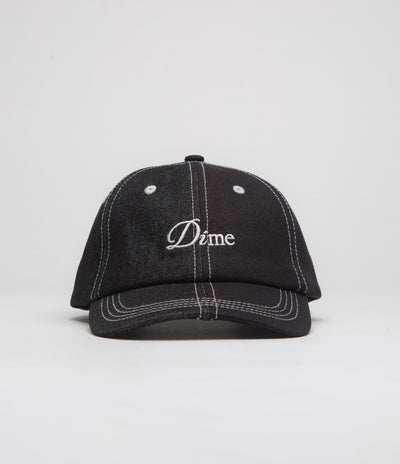 Dime Split Low Pro Cap in Black