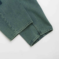 Dime Striped Classic Baggy Denim Pants in Distressed Green thumbnail