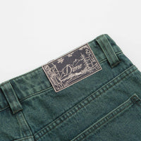 Dime Striped Classic Baggy Denim Pants in Distressed Green thumbnail