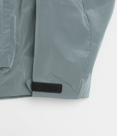 Dime Taffeta Windbreaker Full Zip Jacket in Frost