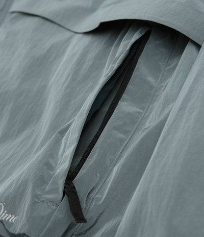 Dime Taffeta Windbreaker Full Zip Jacket in Frost